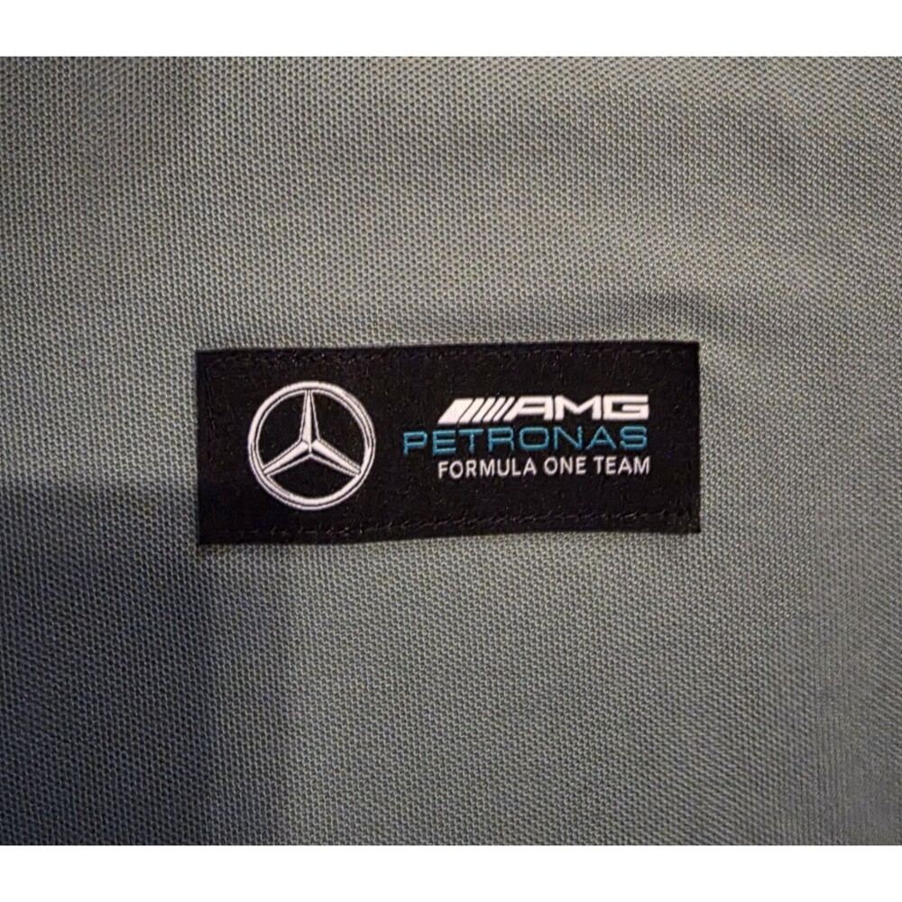 Puma Mercedes AMG Petronas Formula One Team Men's Olive Green Polo Shirt Size XL